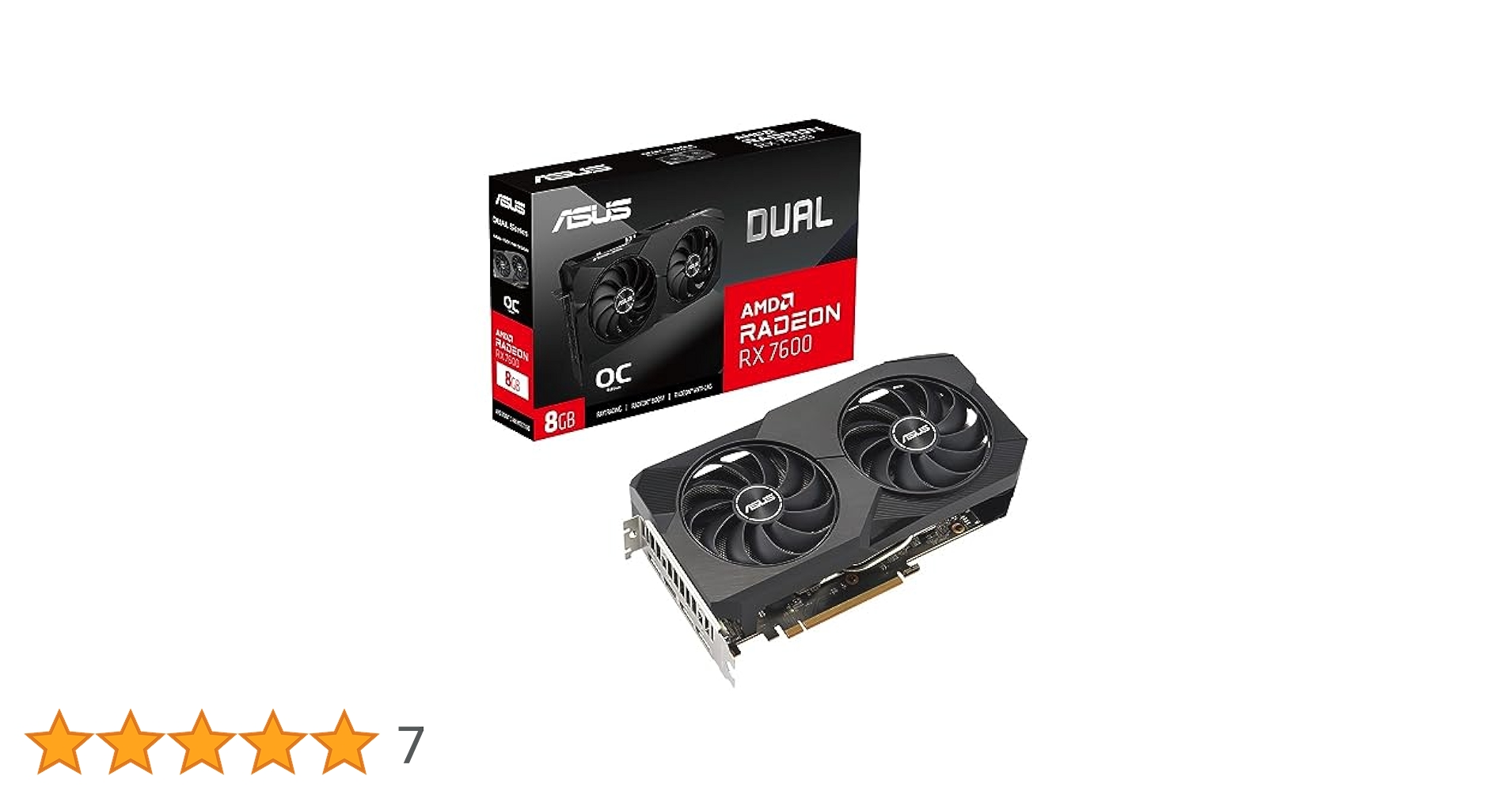 Amazon | ASUS AMD Radeon RX7600 搭載 ビデオカード DUAL