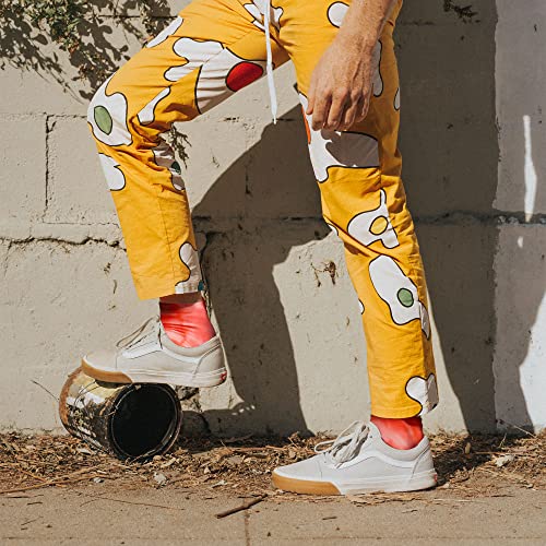 Men's Rayon from Bamboo Fiber Colored Sports Superior Wicking Athletic Ankle Socks - 4 Pair Value Pack2