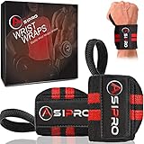 Muñequeras para gimnasio de 18 ”(par), protegen las articulaciones de las muñecas durante levantamientos pesados, con costuras de primera calidad y velcro extra ancho duradero de alta gama que son totalmente ajustables