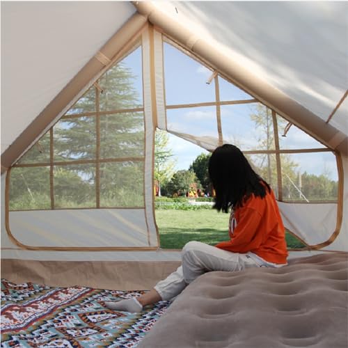 Carpa inflable ligera y espaciosa para camping 2 personas miniatura 6