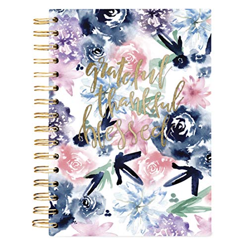 Graphique Religious Hard Bound Journal w/ Watercolor Flowers on Cover, Beautiful Introspective Journal