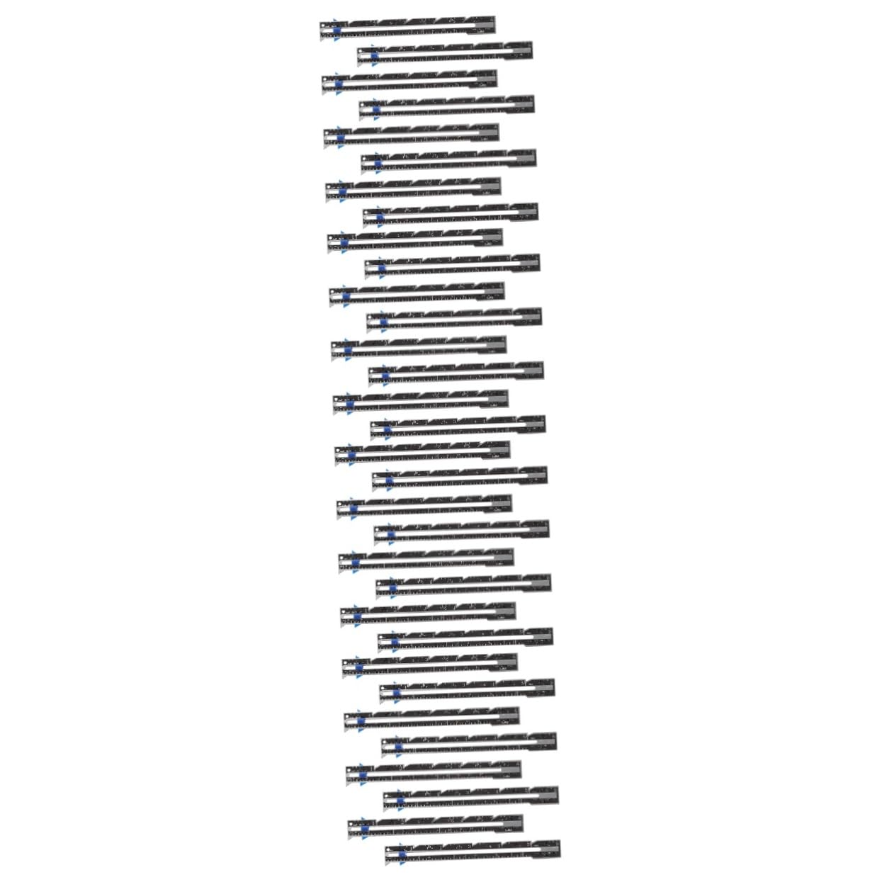 STOBOK 32pezzi Righello Scorrevole Per e Cucitura Strumento Per e Patchwork Ruler Resistente Marcatura Per Principianti e