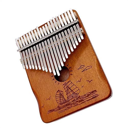 Profissional Kalimba 21 teclas Kalimba portátil polegar piano mogno madeira teclado instrumento musi