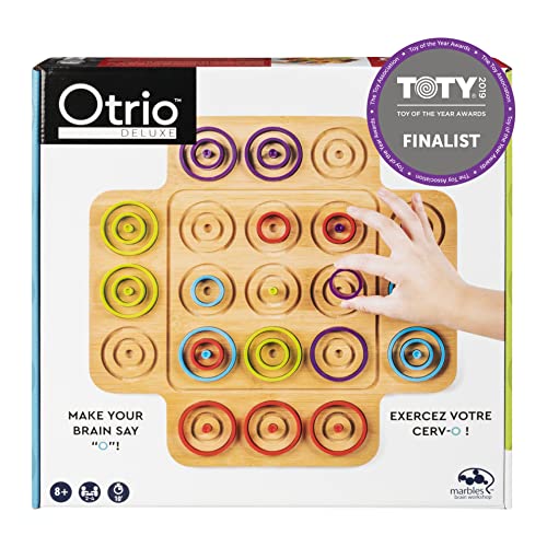 Otrio Wood Strategy-Based Family Board Game Award-Winning Stem Interactive Puzzle Game, For Adults And Kids Ages 8 And Up #TOP7