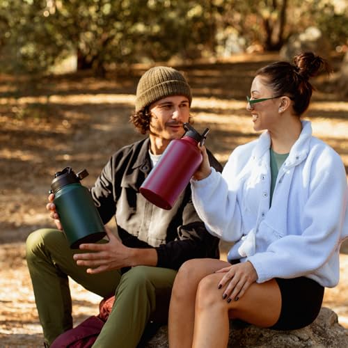 Image of BJPKPK 87oz Insulated Water Bottle, Large Stainless Steel Water Jug