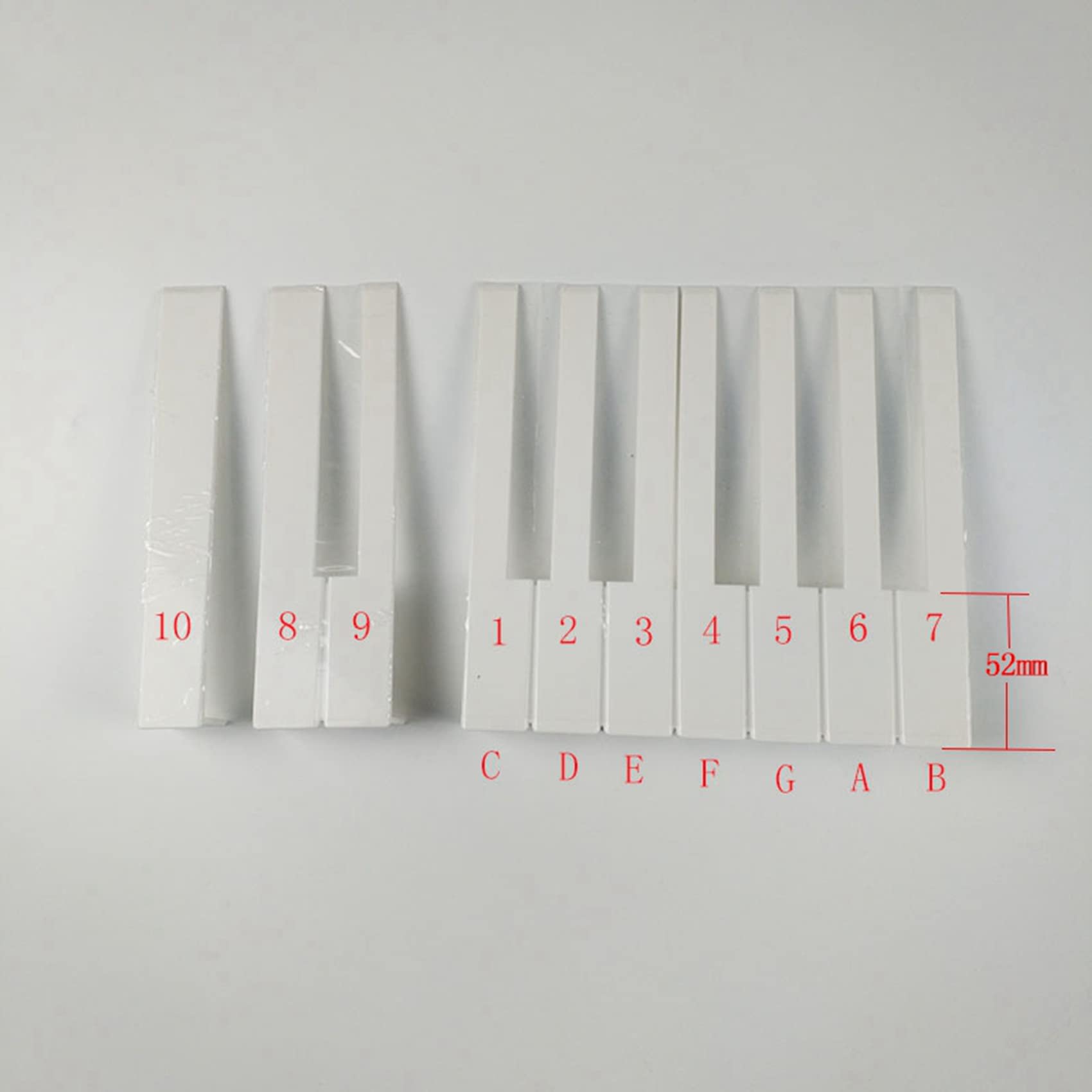 156 Piezas/Lote Accesorios de Piano Piezas de Reparación de Teclado de Piano para Piano (5,1 mm)