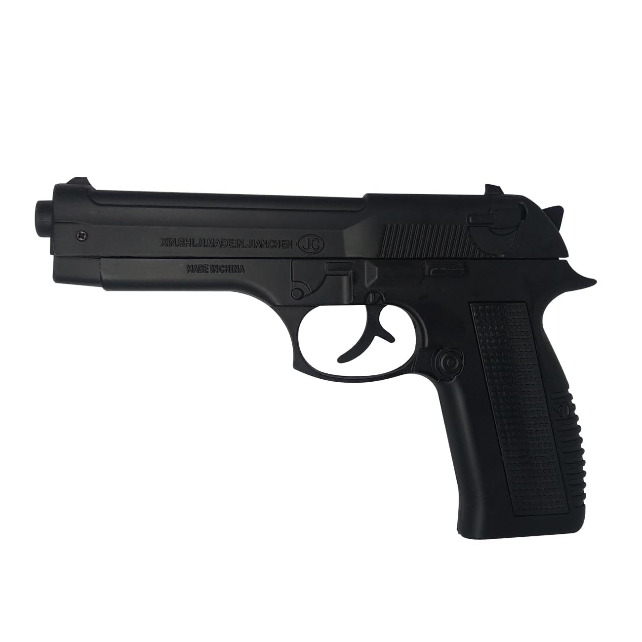 WBD Heavy Metal Full Cock Pistol Gun Lighter with Windproof Flame Cast Iron, Nickel Gas Lighter | Heavy Metal Gun Pistol Shaped with Barrel Pull Back System and Holster Pocket Lighter-image-43