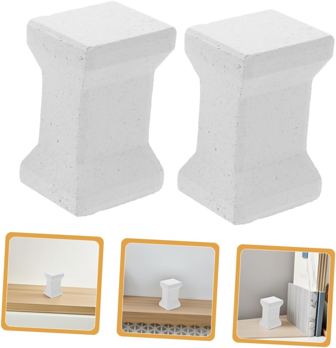 SOLUSTRE 2pcs Kiln Support Pillar Accessory Tool for Pottery Artists, 10cm Ceramic Firing Rods Heat Resistant Non-deforming Kiln Firing Accessories for Sculpting and Pottery Craft