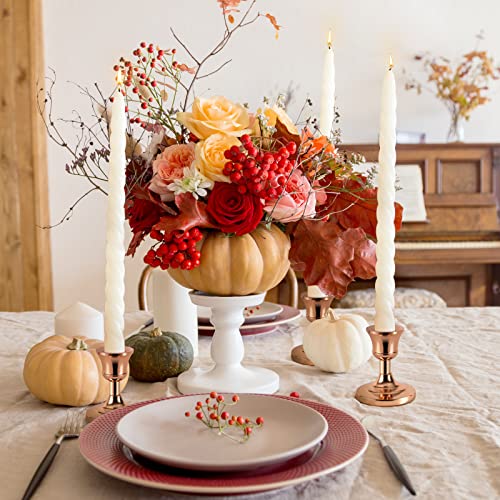 Huangxin Gold Candle Holder Metal Candlestick Holders For Taper & Led Candles Decorative Candleholder Set For Christmas Mantle Fireplace Decoration Centerpieces #TOP1