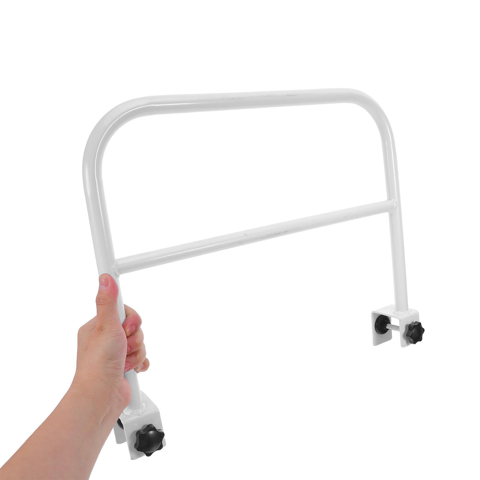Sponda di Sicurezza in Ferro per Letto Singolo Bianco 40x30 Cm Portatile per Emergenze Notturne Neonati e Anziani