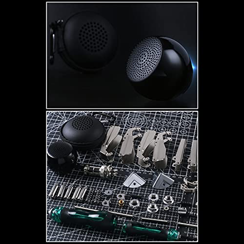 Zestaw 1636 elementów samodzielnego złożenia mechanicznego skorpiona, metalowy model zgniatania, wersja pudełkiem dźwiękowym (bezprzewodowe połączenie Bluetooth)