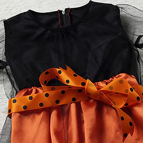 Disfraz de Bruja Naranja para Bebés 1-2 años miniatura 6