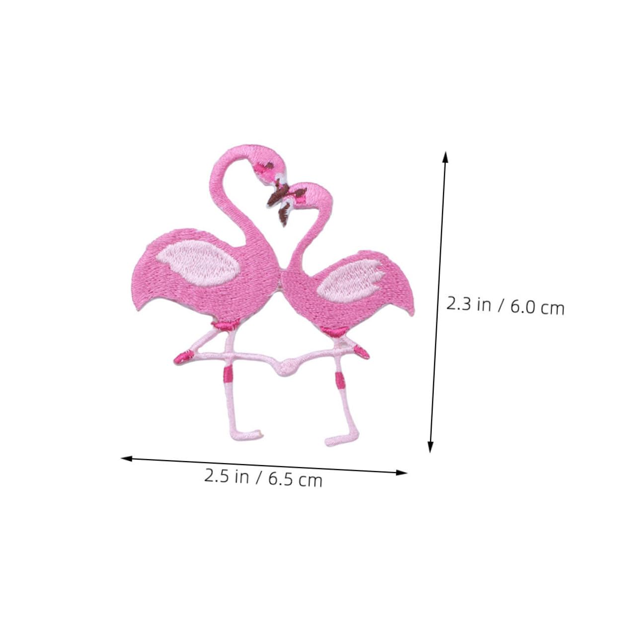 OSALADI 5 Set Toppe Termoadesive Flamingo Per Abbigliamento Accessori Da Applicazioni Ricamate Per Borse Tessuti Facile Da Cucire Decorare 10 Pezzi * 5