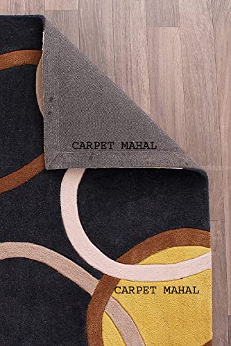 Image of Carpet Mahal Export Quality Handmade Tuffted Pure Woollen Carpet for Hall Living Room Bedroom Size 12 x 15 feet (360X450 Cm) Color-Multi