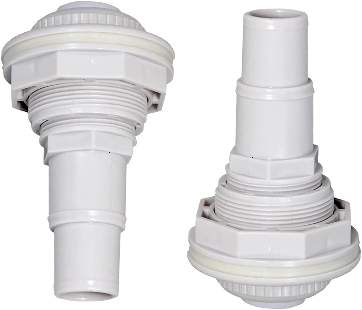 ATIE above Ground Pool Complete Return Jet Fitting with Gaskets and Adapter Replace Hayward SP1023 1-1/2-Inch FIP Inlet Return Fitting with Locknut and Gasket (2 Pack)