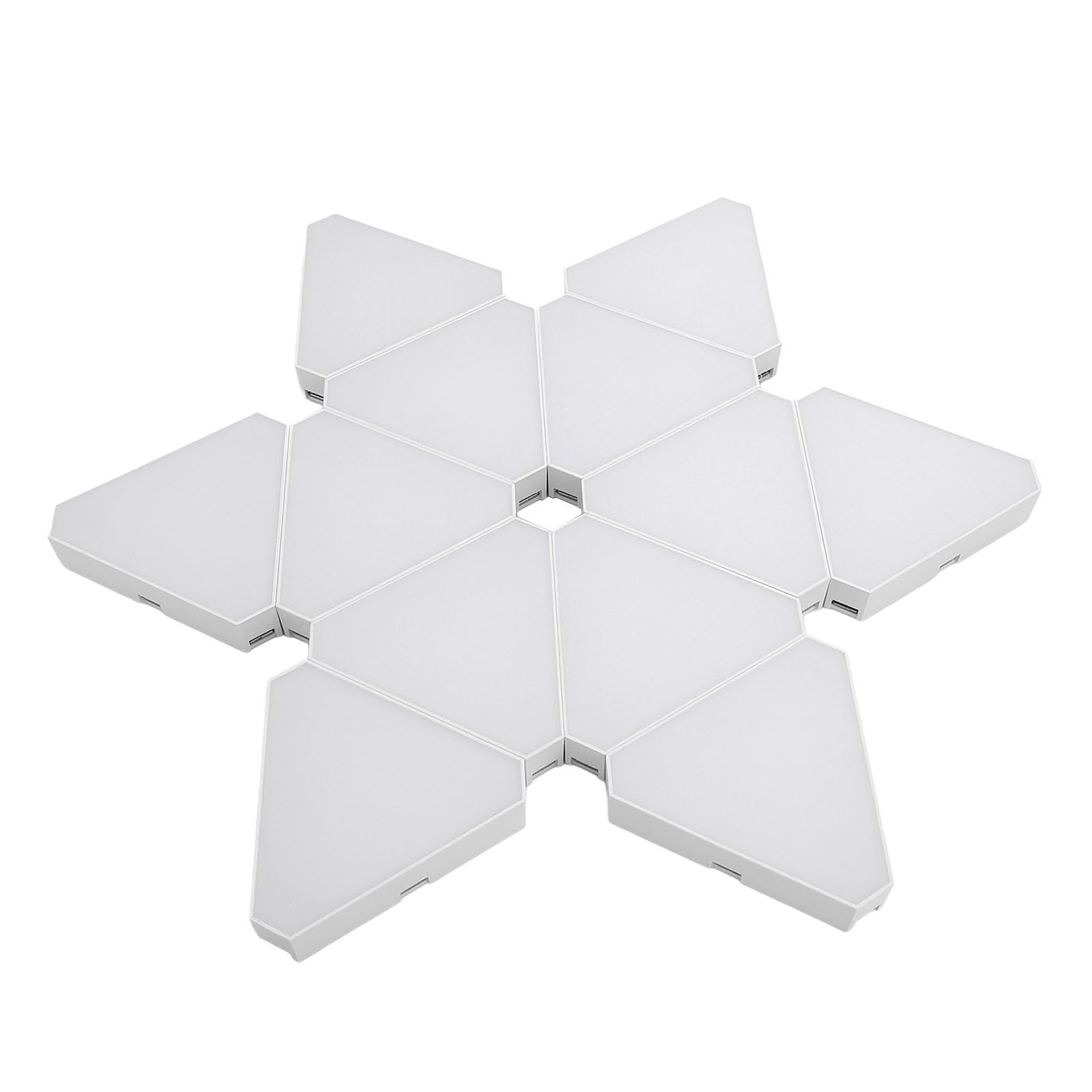 Cocoarm Kit de Luz de Pared LED Triangular RGB Música Sincronización Cambio de Color Cambio para el Desarrollo de la Habitación