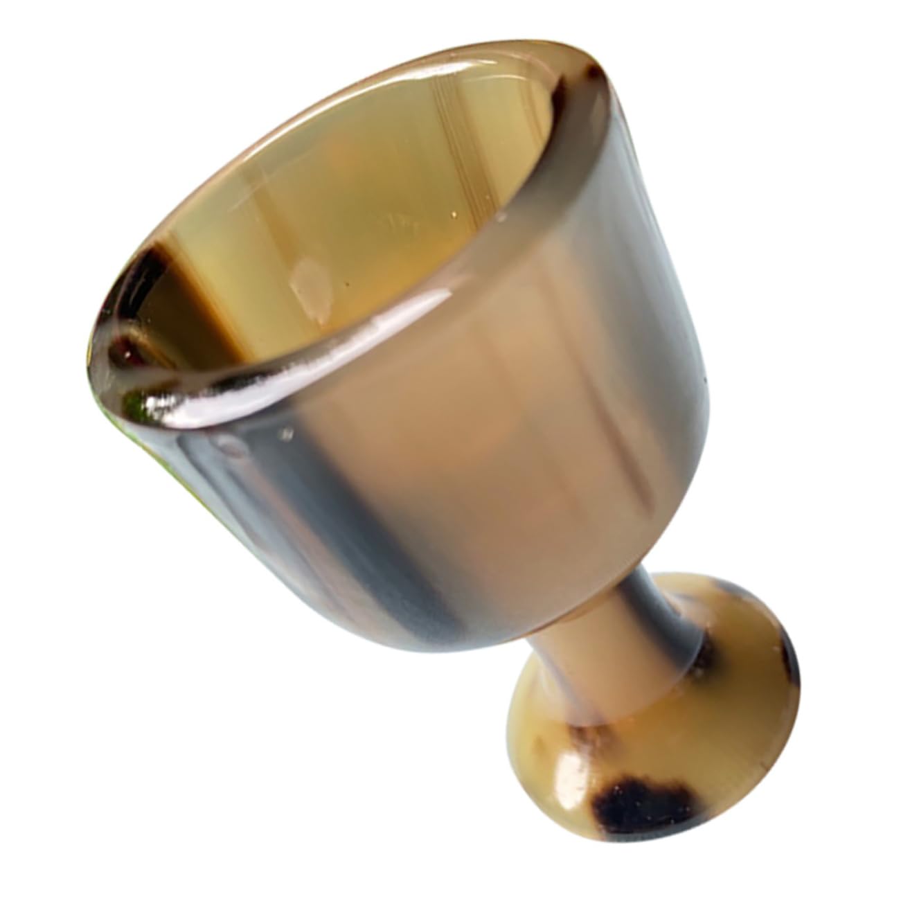 Cabilock 3 Copas De Cuerno Resistentes para Beber Vino Hechas De Material Decorativo.