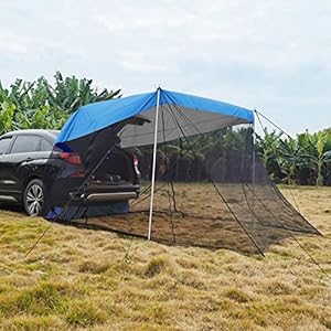 Vogvigo Tente de Voiture familiale pour comptes latéraux de Voiture, SUV, auvent pour Le Camping et la Famille (Bleu)