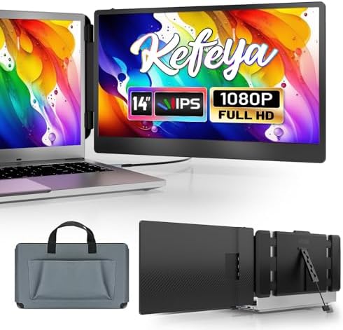 KEFEYA Monitor Portátil para Portátil, Extensor de Pantalla para ...