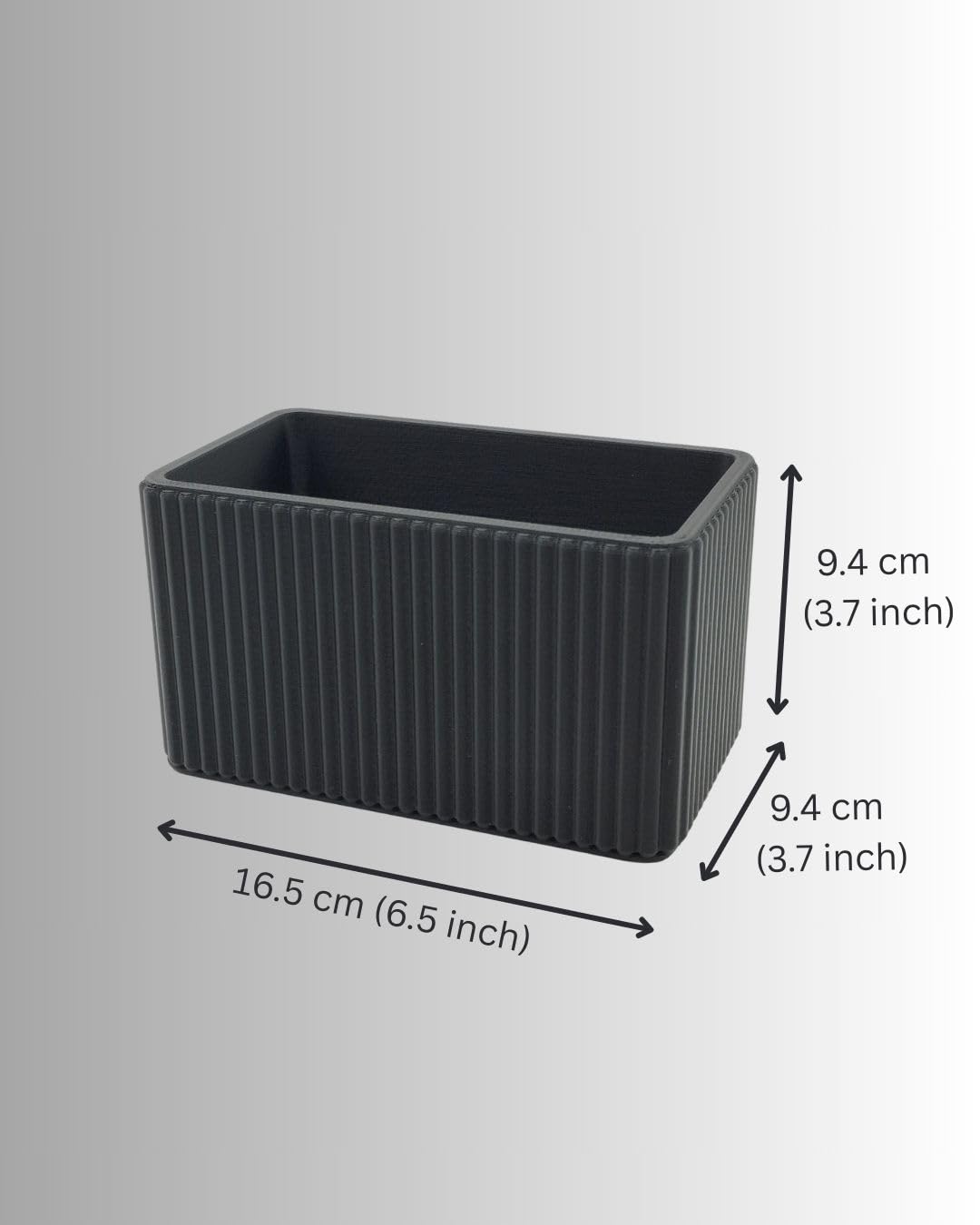 QUANTUM LEGENDS Pen and Pencil Stationary Storage, Desk Organizer Box for Home and Office Accessories, 3D Printed Desk Organizer PH13 Pack of 1 (Black color) 1