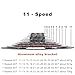 LANXUANR Bicycle 11 Speed Cassette Sprocket，Fit for Mountain Bike, Road Bicycle.Super Light