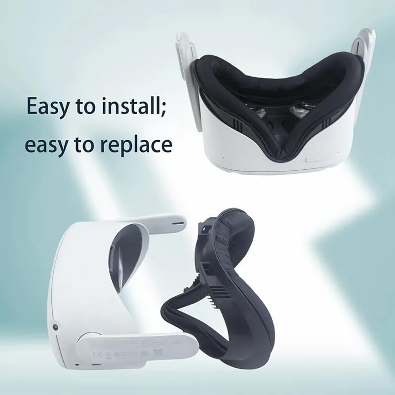 Image of Havilah for Meta Quest 2 VR Headset Anti-Sweat Eye Mask VR Facial Interface Bracket Cover(Black)