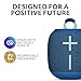 Ultimate Ears WONDERBOOM 4 Outdoor Speakers Bluetooth Waterproof with Big Bass & 360-Degree Sound, Dustproof Floating Wireless Speaker, 131ft Range - Blue