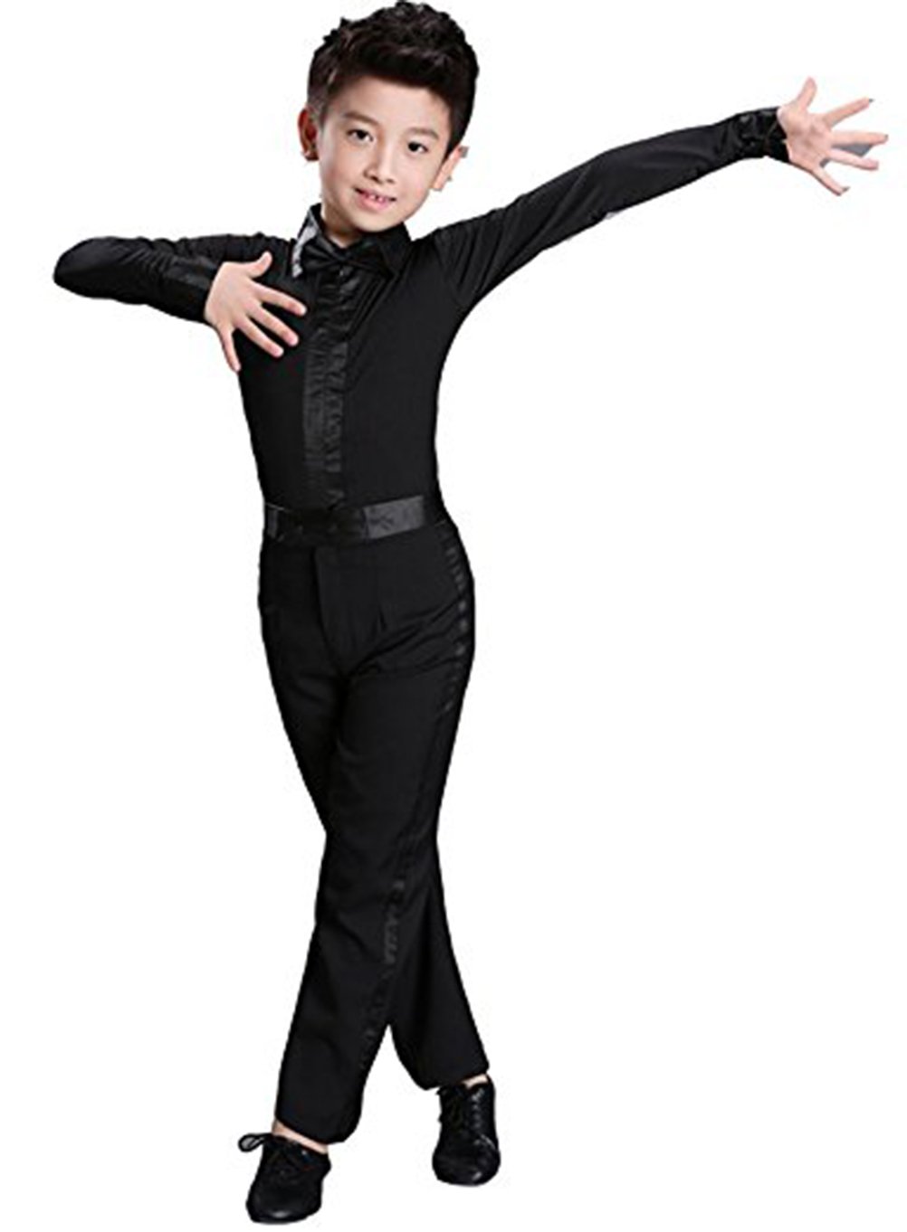 Amazon.co.jp: ラテン ダンス衣装 競技用 男の子 ボーイズ 社交ダンス