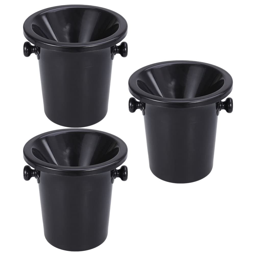 Crachoir pour dégustation Yardwe noir durable avec poignées intégrées