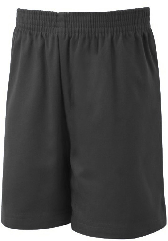 David Luke School Uniform Boys Classic Sports Shorts Black 34-36"