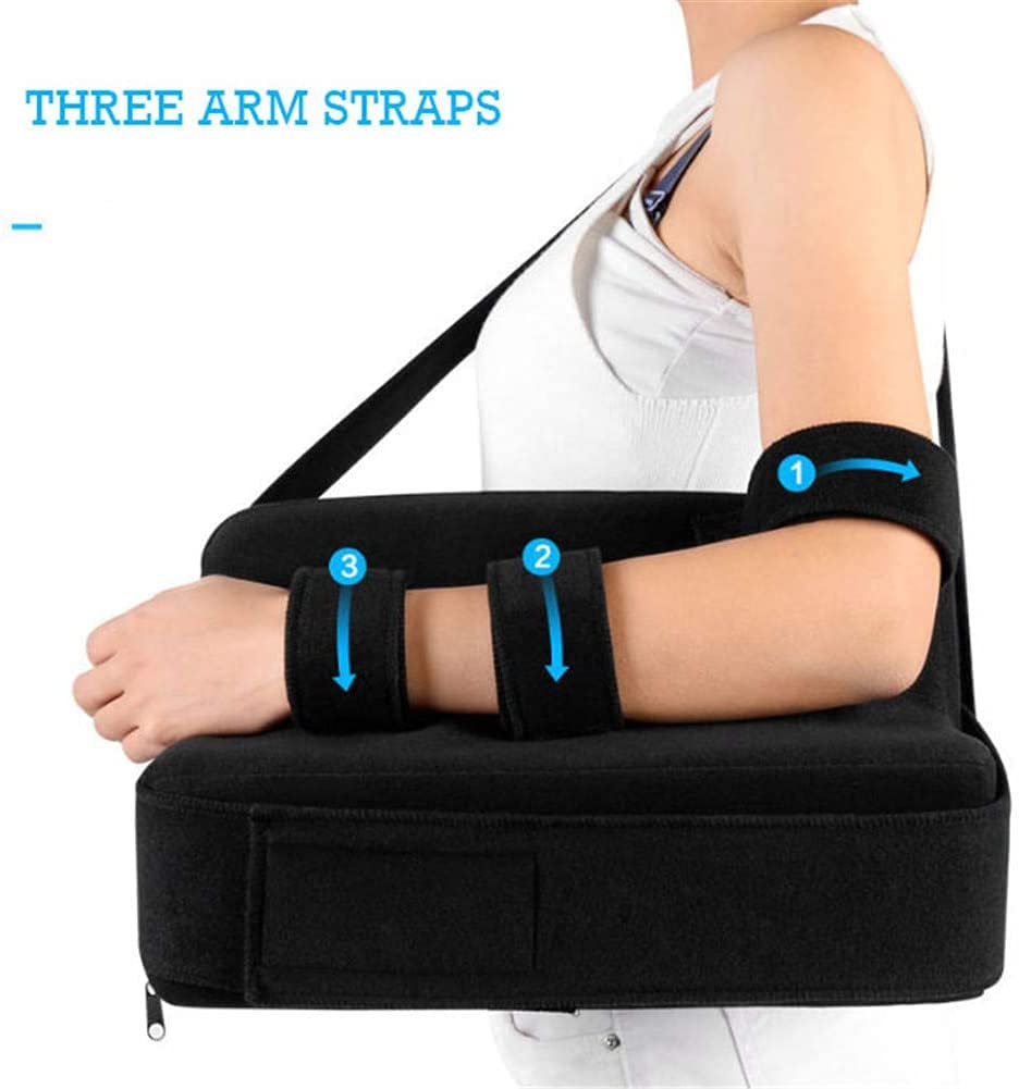 Cabestrillo de brazo para lesiones de hombro Cabestrillo de brazo para soporte de brazo de muñeca rota Cabestrillo de abducción de hombro Cabestrillo médico ajustable para huesos rotos y fra