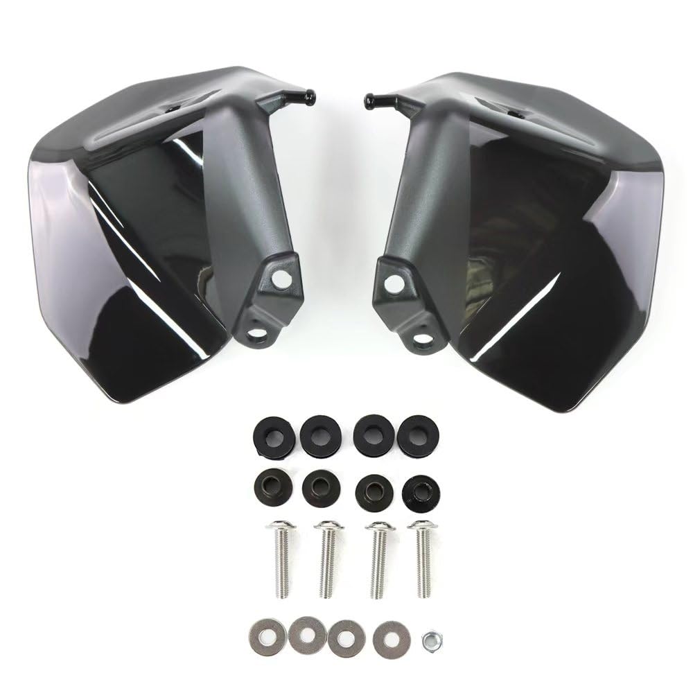 Pare-brise de moto pour BMW R1300GS R 1300 GS 2023-2025, Déflecteurs d'air bilatéraux pour pare-brise, Déflecteur de vent latéral, Gris foncé