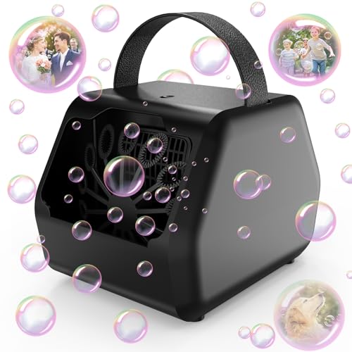 HassoKon Máquina de Burbujas 8000+ Negro