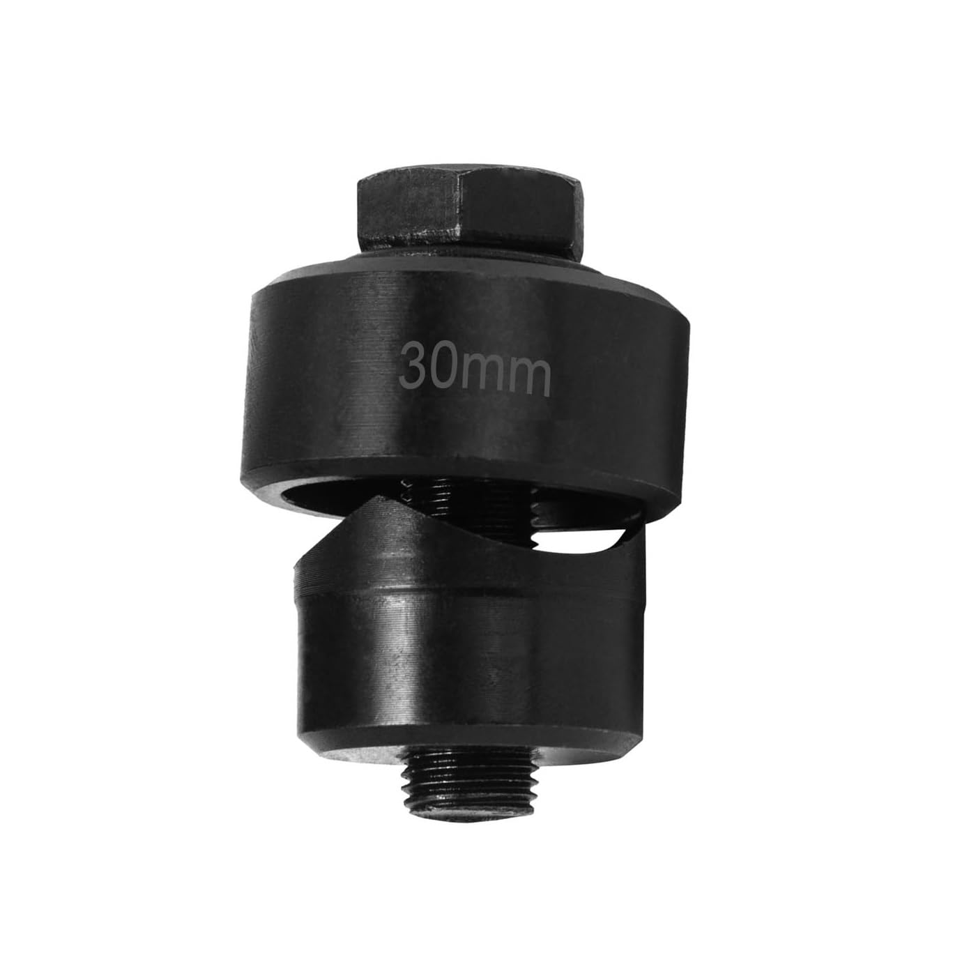 ExcInter Q.Max Metal Sheet Plate Hole Punch, 30mm Dia Manual Hole Opener Punches Tool - Easy to Cutting Neat Holes (1PC)