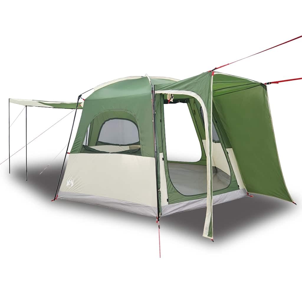Tenda per auto da campeggio, impermeabile, per 4 persone, verde, pieghevole, con rivestimento in poliuretano e cuciture sigillate, include connettore E e borsa per il trasporto, per campeggio e viaggi