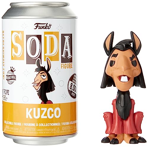 Funko Vinyl Soda, Disney Emperor's New Groove, Llama Kuzco, 1/6 Odds for Rare Chase Variant, Exclusiva Amazon, Figura de Vinilo Coleccionable, Idea para Regalo, Merchandise Oficial, Fans de Cine