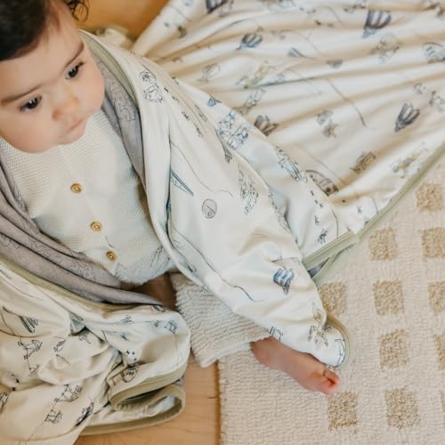 Image of Copper Pearl Jumbo 3-Layer Baby Blanket: Soft Baby Quilts for Boys and Girls | Breathable, Cozy, Toddler Blanket | Baby Quilt for Newborns | 46x46 Premium Polyester /Rayon | Tatooine