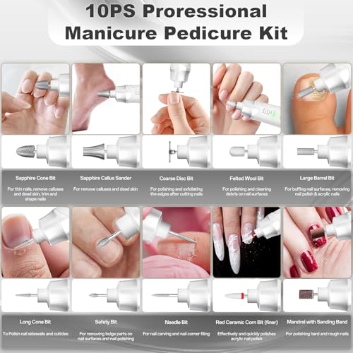 Professional Nail Drill Machine Rechargeable