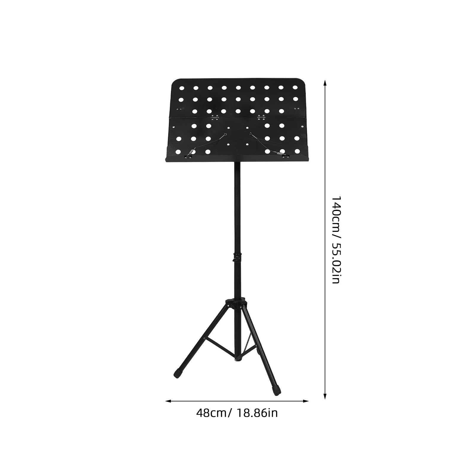 UPKOCH Klappbarer Notenständer: Höhenverstellbarer, faltbarer, tragbarer Notenständer für Klavier, Gitarre, Band, Orchester, Musiker, Instrument, Spieler