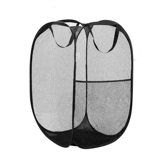 Image of Saryocy Pop Up Hamper, Premium Pop Up Laundry Basket Foldable mesh laundry hamper