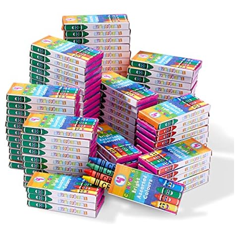 THE TWIDDLERS 144 Wax Crayon Pack for Kids Cover