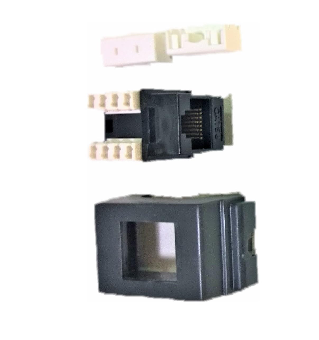 Presa RJ45 Per Rete Ethernet Compatibile Con Serie Living Classic - Con Adattatore Keystone Integrato