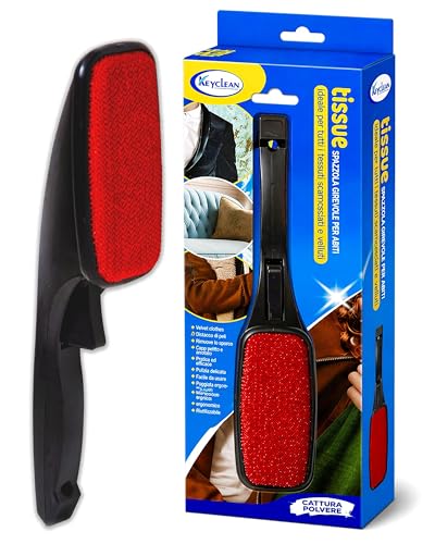 IPEA Brosse Anti-Peluches en Velours pivotante pour enlever Les Poils de vêtements, canapés, Meubles - Spatule Multifonction pour enlever Les Poils d'animaux...