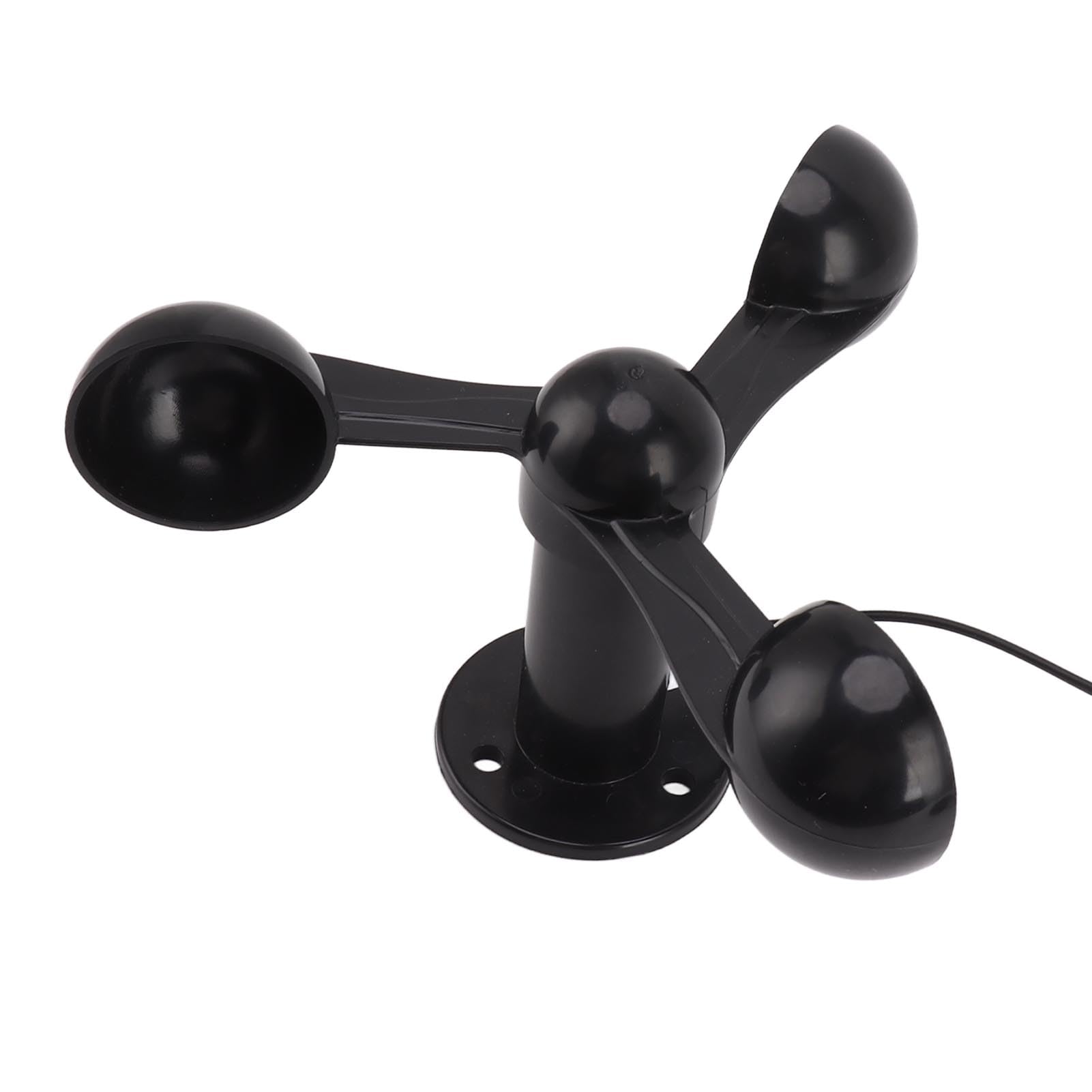 Czujnik Anemometru, Mierzy prędkość Wiatru, Zawiera Wodoodporny Kabel o Długości 8 M, Posiada Otwór Montażowy o średnicy 4 Cm, Konstrukcja Przeciwzakłóceniowa, Czujnik Prędkości