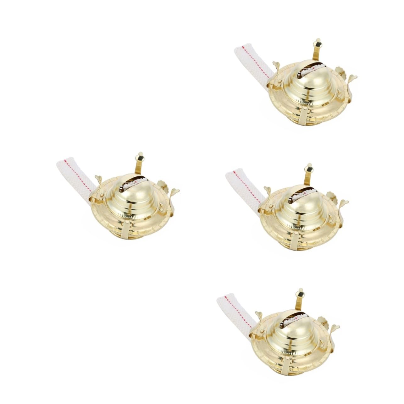 DOITOOL 4sets Kerosene Lamp Burner Wick Vintage Regulator and Replacement Accessory for Antique Oil Lamps Compatible Various Models