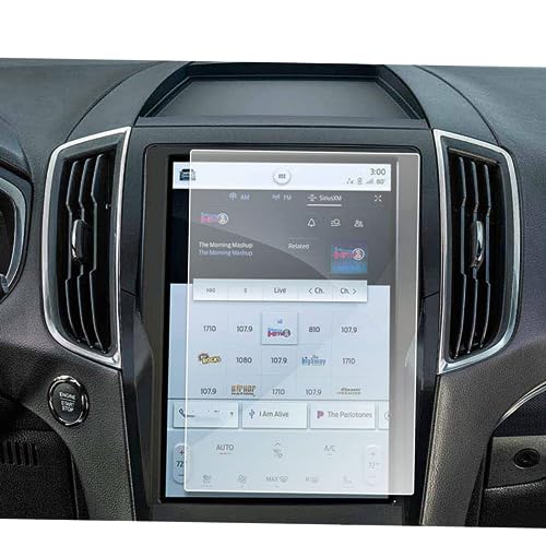 Protecteur d'écran de voiture 12 pouces anti-rayures en verre trempé pour Ford Edge