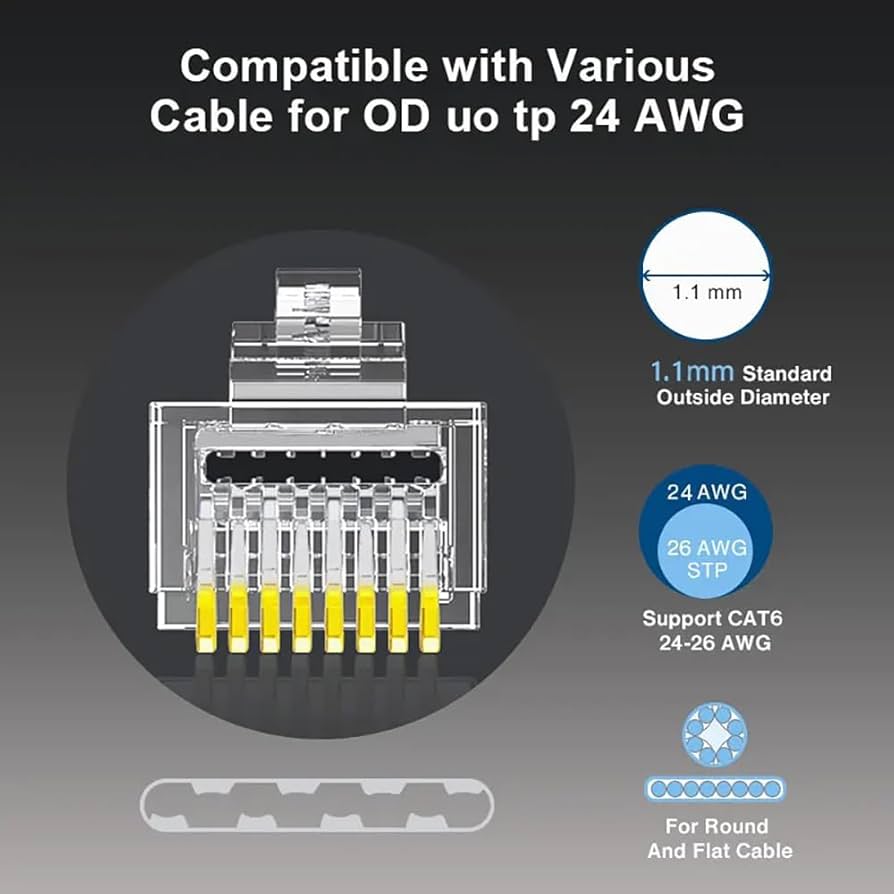 Buerjia 6RJ45 キャップ付き 100セット 51OIiWuAehL._UF894,1000_QL80_.jpg