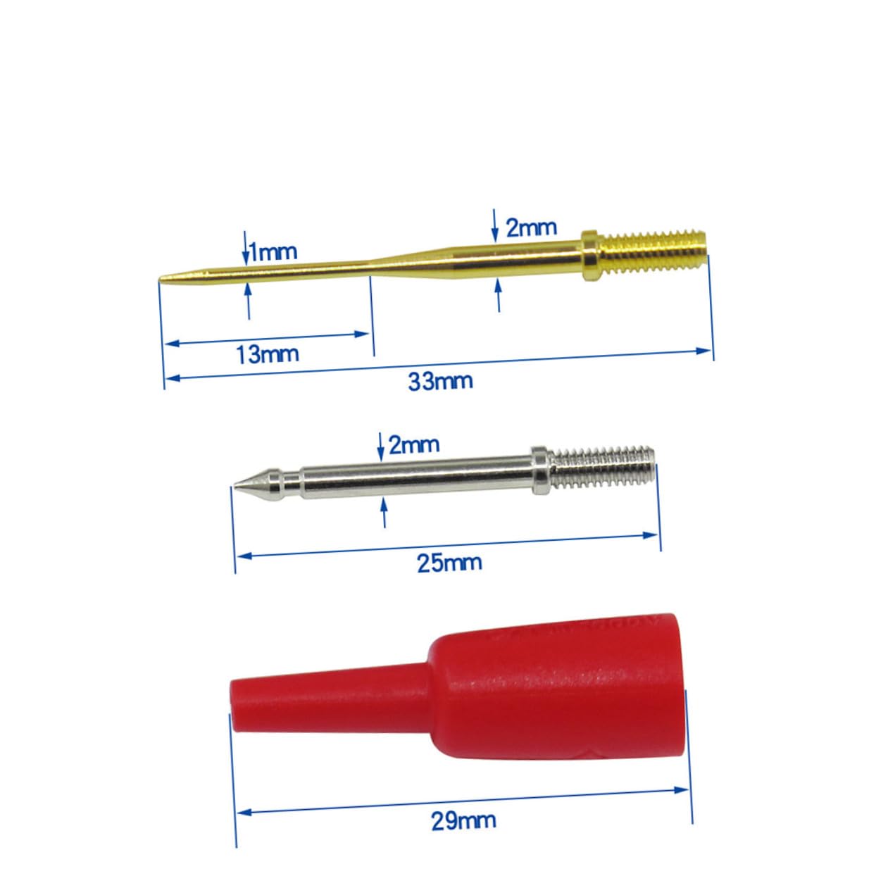 Kit Puntali Tester Multimetro 21 in 1 Morsetti Coccodrillo Elettrici e Sonde in Pvc per Test Affidabili Strumento di Misura per Elettricista