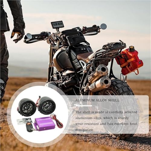 Parlante para Moto con Radio FM y 3 Modos miniatura 4