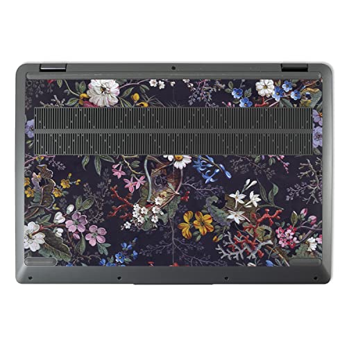 MightySkins Skin Compatible with Lenovo IdeaPad Flex 5 16" (2022) Full Wrap Kit - Midnight Blossom | Protective, Durable, and Unique Vinyl Decal wrap Cover | Easy to Apply | Made in The USA3